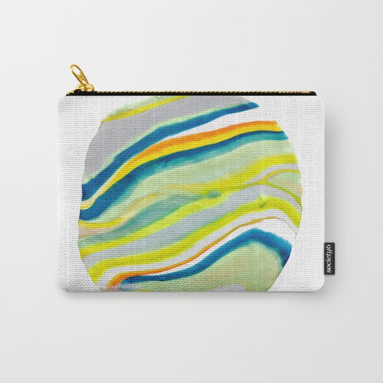 Earth Lines Marbling, Unite Carry-All Pouch