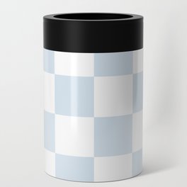 pale blue and white checkered nursery style design for boys Can Cooler