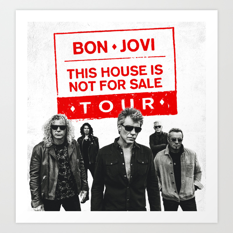 Bon Jovi This House Not For Sale Album 2019 Putro Art Print By Putotyra Society6