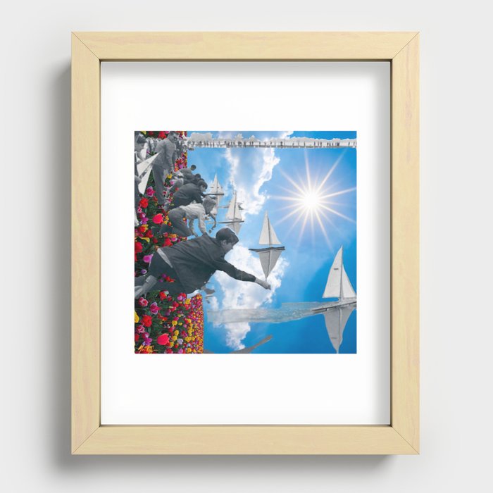 Angel Wishes Recessed Framed Print