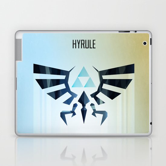 The Legend of Zelda - Hyrule Rising Poster Laptop & iPad Skin