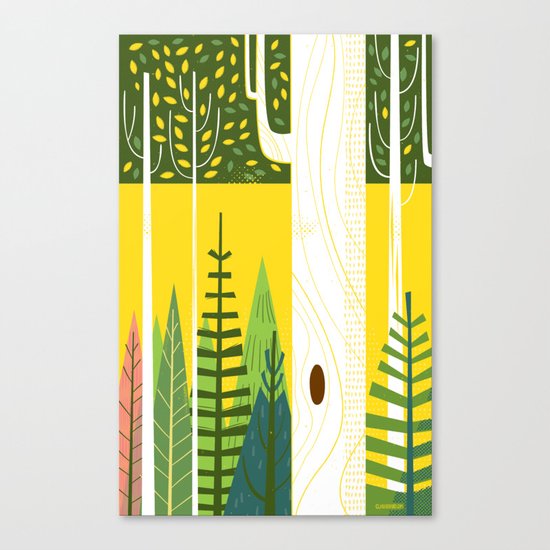 Joyful Trees Canvas Print