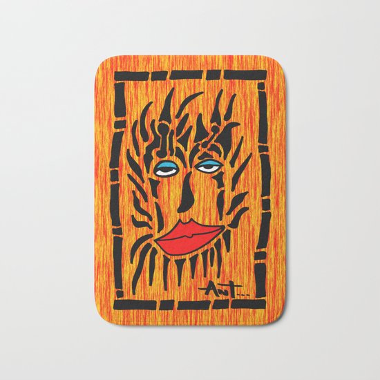 Lion Face Bath Mat