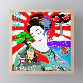 Geisha Madonna and Bonsai Messiah Framed Mini Art Print