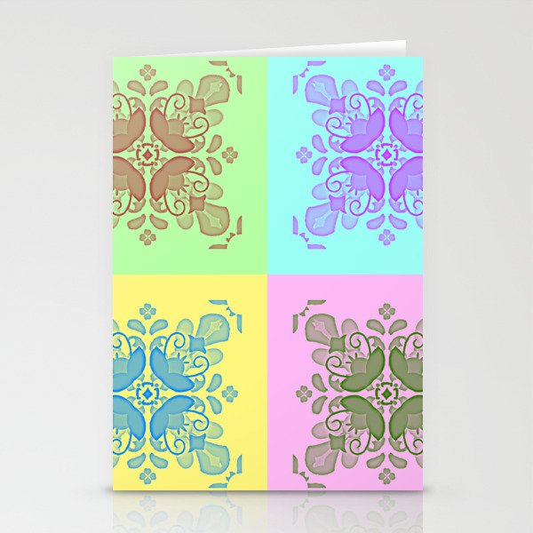 Inverted Tile Design (Full) Stationery Cards