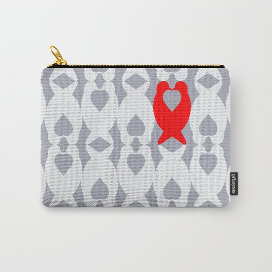 Love Birds Pattern Carry-All Pouch