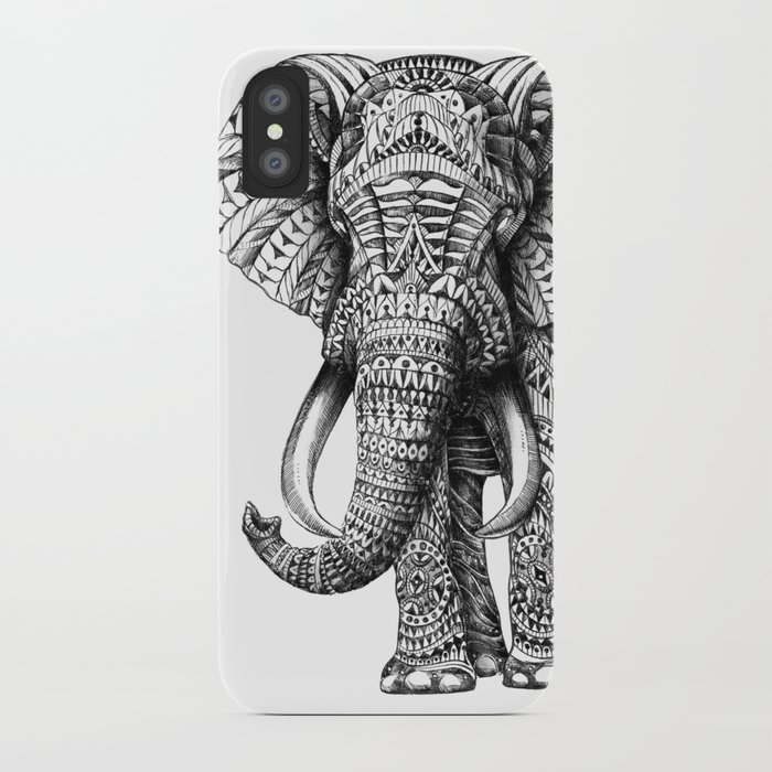 ornate elephant iphone case