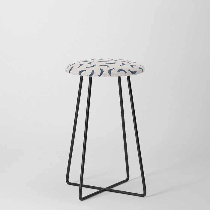 Blue Whale Counter Stool