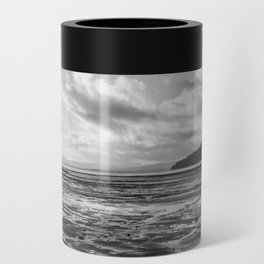 Winter Lake - Black and White Can Cooler