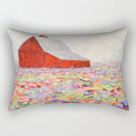 Hill Country Wildflowers Rectangular Pillow