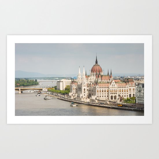 Budapest Parliament Art Print