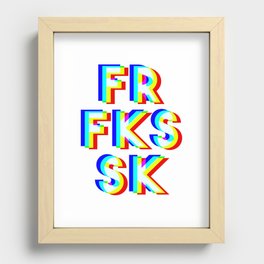 FOR F*CK'S SAKE ! Recessed Framed Print