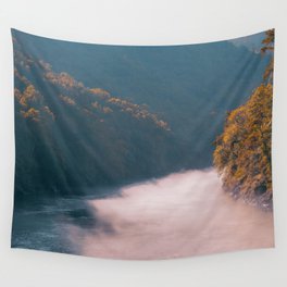 Smoky Mountain River - National Park Adventure Wall Tapestry