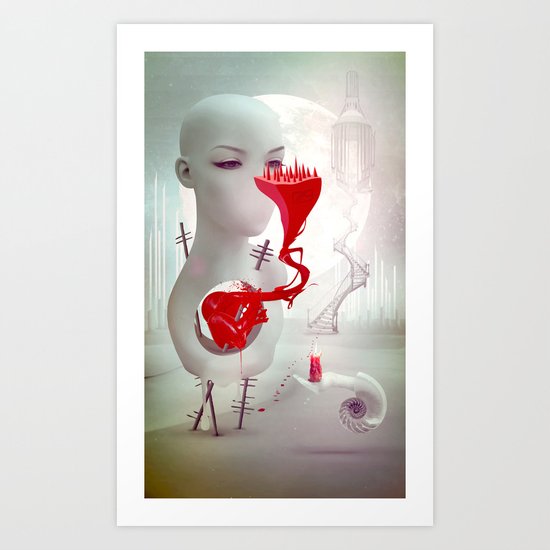 There's no reason to be sad Art Print