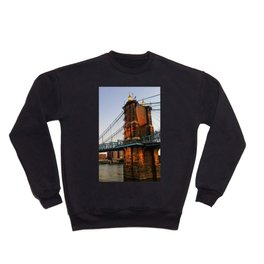 roebling suspension bridge Crewneck Sweatshirt