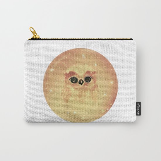 baby owl white Carry-All Pouch
