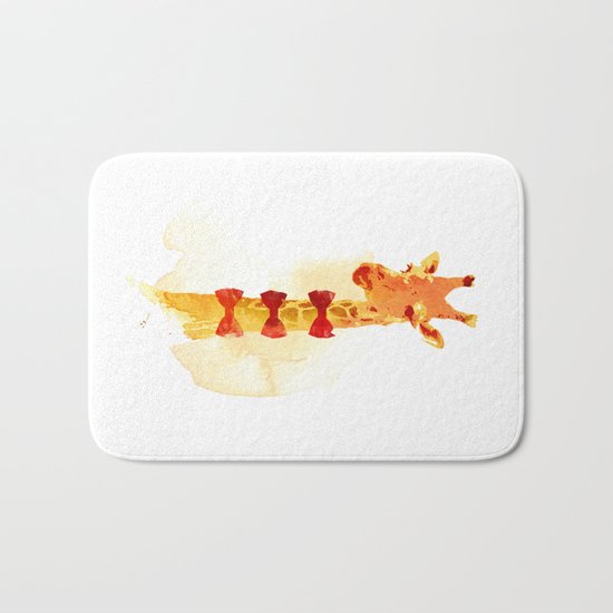Elegant Giraffe Bath Mat