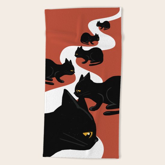 Flow Beach Towel