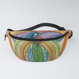 Owl Look Away This Time Fanny Pack | Pop, Chic, Patterns, Owl, Illustrations, Boho, Drawing, Colors, Summer, Art 