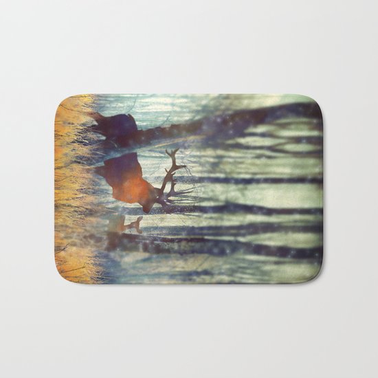 First Snow Bath Mat