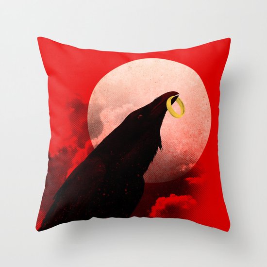 King Of Crooks Throw Pillow