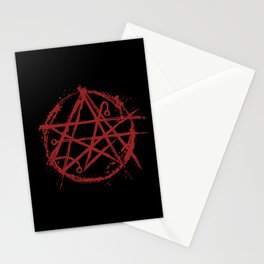 Necronomicon symbol - Lovecraft star sigil Stationery Card