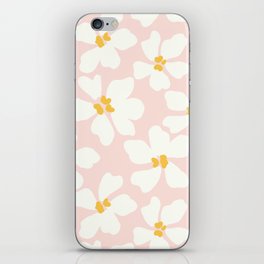 Blush Matisse Retro Flowers Garden 1 iPhone Skin