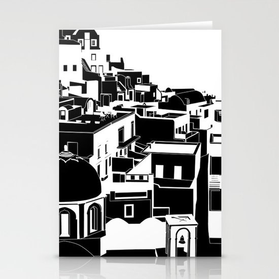 Fira Black and White Stationery Cards
