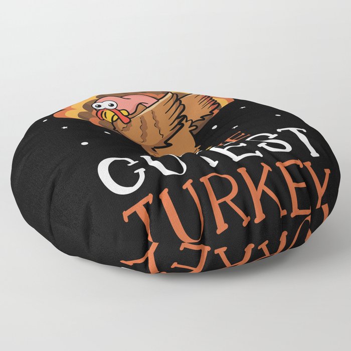 Dabbing Turkey I'm The Cutest Turkey Thanksgiving Floor Pillow