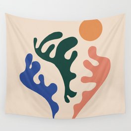 New day contemporary matisse Wall Tapestry