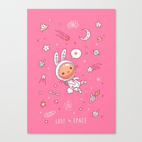 Lost in Space Canvas Print