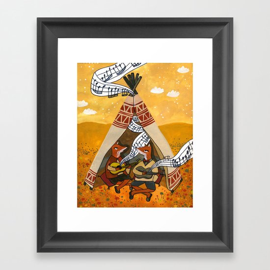 Wigwam Waltz Framed Art Print