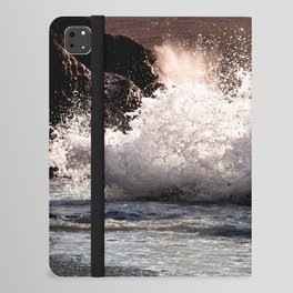 Waves Crashing on the Shore iPad Folio Case