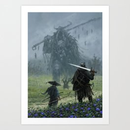 Brothers in arms - Shaman Art Print