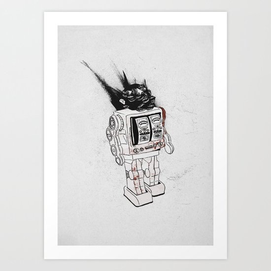 robot army Art Print