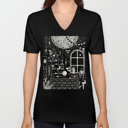 Moon Altar V Neck T Shirt