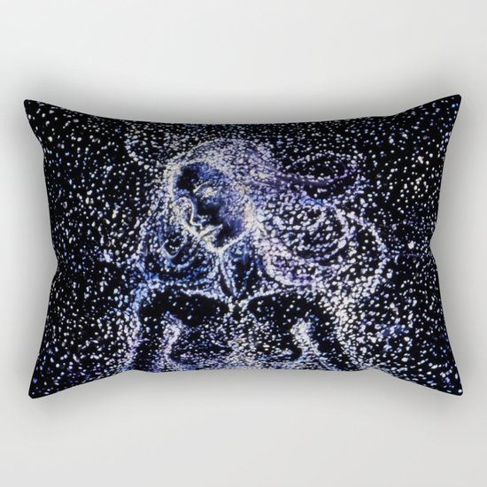 Nuit - The Starry Goddess Rectangular Pillow