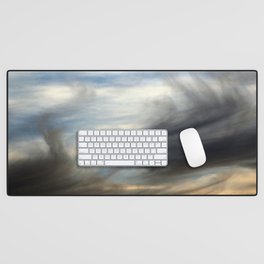Stormy Cloudy Sky Abstract Desk Mat