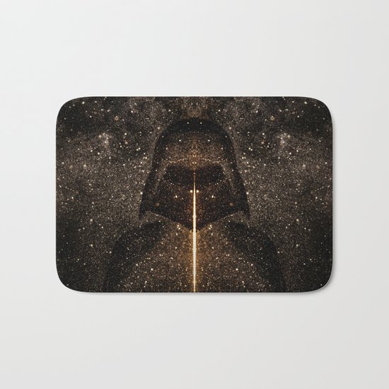 Force of light through the dark side Bath Mat