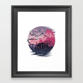 Dark Blossom Framed Art Print