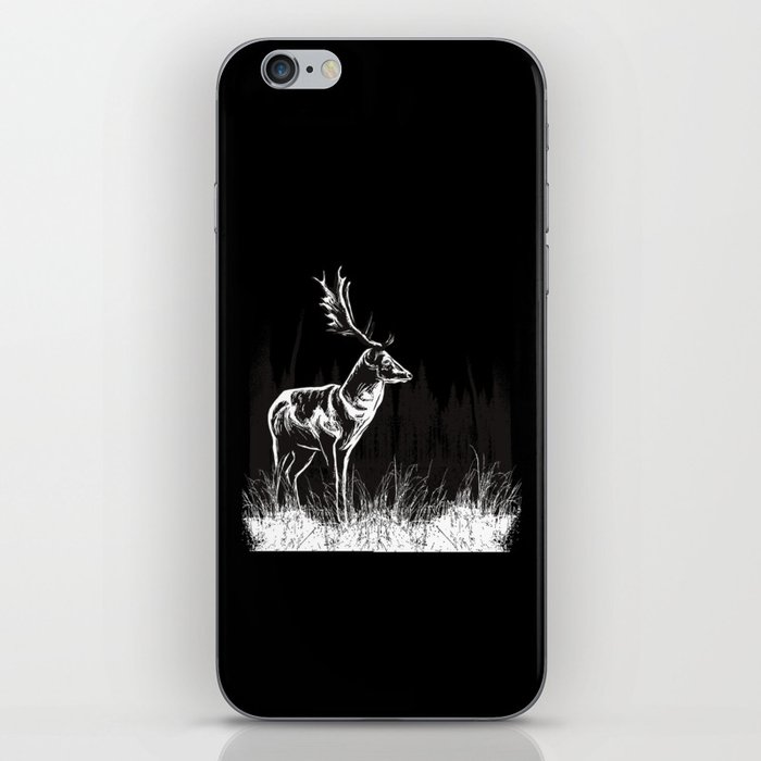 Vintage Deer Illustration iPhone Skin