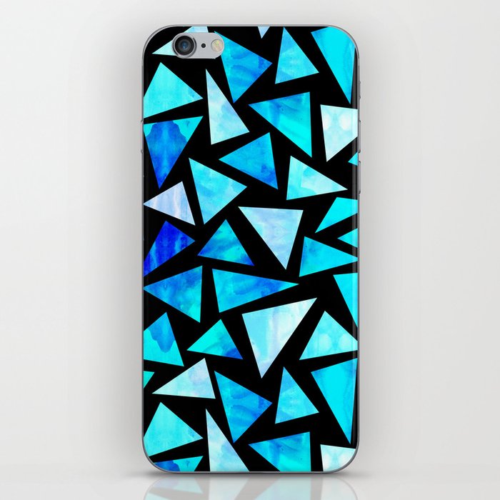 Blue Triangle Mountains iPhone Skin