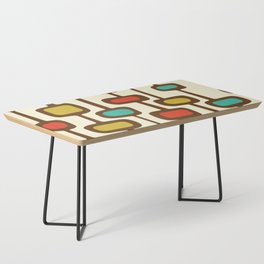 Mid-Century Modern Groovy Retro Color Geometrics Coffee Table