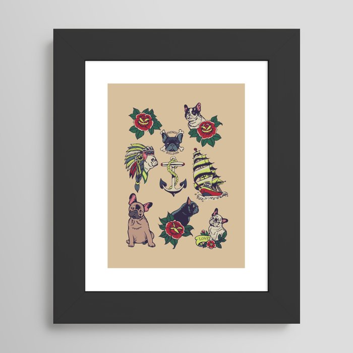 Society6 ケース Frenchie Yoga by Huebucket Frenchie Yoga Art Print by Huebucket | Society6