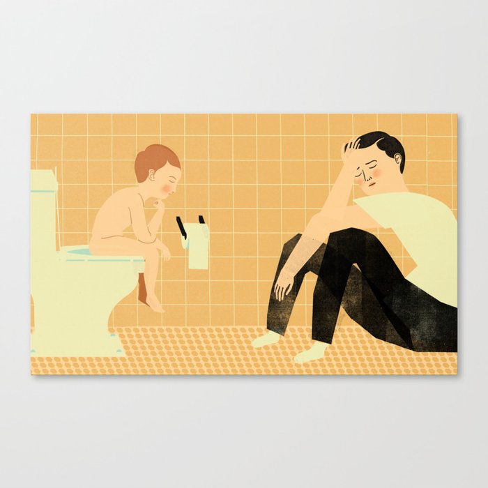 Potty Canvas Print