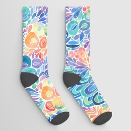 Rainbow Reef Socks