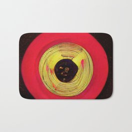 Vinyl Rock n Roll Collection 4 Bath Mat | Vibrant, Curated, Rocknroll, Rock, Rocklegends, Graphicdesign, Band, Vynil, Rockandroll, Neon 
