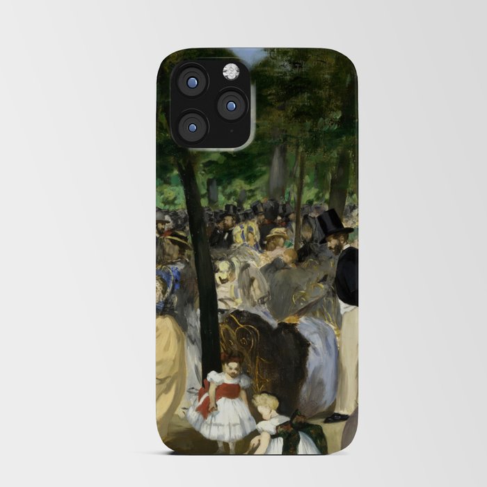 Édouard Manet music in the tuileries iPhone Card Case