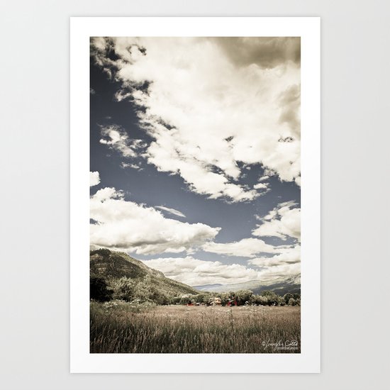 Little Red Barn Art Print