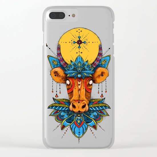 Holy Cow! Lotus. Clear iPhone Case